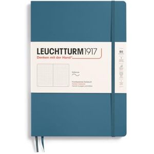 LEUCHTTURM1917 365637 Notizbuch Composition (B5), Softcover, 123 nummerierte Seiten, Stone Blue, Dotted LEUCHTTURM1917 365637 Notizbuch Composition (B5), Softcover, 123 nummerierte Seiten, Stone Blue, Dotted