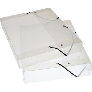 Exacompta 5962E 1 Abheftbox mit Gummibändern Crystal aus Polypropylen Rücken 2,5 cm Maße 25 x 33 cm für Dokumente im Format A4 Farbe Crystal wird montiert geliefert Exacompta 5962E 1 Abheftbox mit Gummibändern Crystal aus Polypropylen Rücken 2,5 cm Maße 25 x 33 cm für Dokumente im Format A4 Farbe Crystal wird montiert geliefert