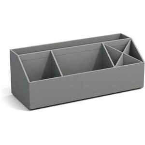 BIGSO BOX OF SWEDEN BIGSO ELISA Schreibtisch Organizer – Aufbewahrungsbox mit 4 Fächern – Schreibtischablage für Zettel, Büroklammern, Stifte & Kleinteile – Sortierkasten aus Faserplatte und Papier – grau BIGSO BOX OF SWEDEN BIGSO ELISA Schreibtisch Organizer – Aufbewahrungsbox mit 4 Fächern – Schreibtischablage für Zettel, Büroklammern, Stifte & Kleinteile – Sortierkasten aus Faserplatte und Papier – grau