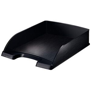 Leitz Briefkorb Standard A4, Briefablage in Premium-Qualität, Stapelbares Ablagefach als Schreibtisch-Organizer, Satin Schwarz, Style-Serie, 52540094 Leitz Briefkorb Standard A4, Briefablage in Premium-Qualität, Stapelbares Ablagefach als Schreibtisch-Organizer, Satin Schwarz, Style-Serie, 52540094