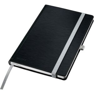 Leitz Style A5 Notizbuch Kariert, Hardcover, 160 Seiten, 80 Blatt, FSC-zertifiziertes 100 g/m² Papier, Verschluss & Lesezeichen, für Büro & Home Office, Schwarz, 44861094 Leitz Style A5 Notizbuch Kariert, Hardcover, 160 Seiten, 80 Blatt, FSC-zertifiziertes 100 g/m² Papier, Verschluss & Lesezeichen, für Büro & Home Office, Schwarz, 44861094
