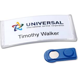 Avery Badgepoint polar30 Namensschilder (70x30mm, 20 Schilder mit Magnet, verdrehsicher, mit Druckbogen für Namenskarten und Vorlagen zum Bedrucken, magnetische Namensschilder für Kleidung) transluzent Avery Badgepoint polar30 Namensschilder (70x30mm, 20 Schilder mit Magnet, verdrehsicher, mit Druckbogen für Namenskarten und Vorlagen zum Bedrucken, magnetische Namensschilder für Kleidung) transluzent