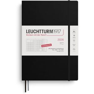 LEUCHTTURM1917 372603 Monatsplaner & Notizbuch Composition (B5) 2026, 16 Monate (01 November 2025-28. Februar 2027), Softcover, Schwarz, Deutsch LEUCHTTURM1917 372603 Monatsplaner & Notizbuch Composition (B5) 2026, 16 Monate (01 November 2025-28. Februar 2027), Softcover, Schwarz, Deutsch