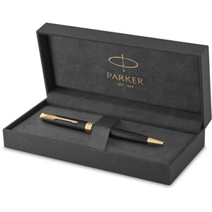 Parker Sonnet Kugelschreiber Matt-Schwarze Lackierung mit Goldzierteilen Mittlere Spitze schwarze Tinte Geschenkbox Parker Sonnet Kugelschreiber Matt-Schwarze Lackierung mit Goldzierteilen Mittlere Spitze schwarze Tinte Geschenkbox