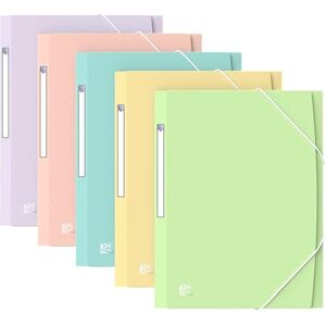 Oxford Urban Eckspanner-Mappe A4, aus Kunststoff, blickdicht sortiert pastell, 10 Stück Oxford Urban Eckspanner-Mappe A4, aus Kunststoff, blickdicht sortiert pastell, 10 Stück