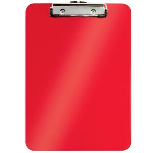 Leitz WOW A4 Klemmbrett, hochwertiges Klemmbrett aus Hartplastik, Starke Metall-Klemmmechanik für bis zu 80 Blatt, Ideal für Büros, Arztpraxen, Vereine, Geschäfte, Rot, 39710026 Leitz WOW A4 Klemmbrett, hochwertiges Klemmbrett aus Hartplastik, Starke Metall-Klemmmechanik für bis zu 80 Blatt, Ideal für Büros, Arztpraxen, Vereine, Geschäfte, Rot, 39710026