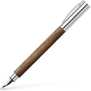 Faber-Castell 148580 Füllfederhalter AMBITION Nussbaum, Federbreite M, inkl. Geschenkverpackung und Konverter Faber-Castell 148580 Füllfederhalter AMBITION Nussbaum, Federbreite M, inkl. Geschenkverpackung und Konverter