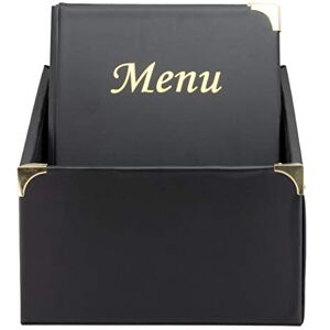 SECURIT MC-BOX-BRA4-BL Speisekartenumschläge in einer Box, Basic-Reihe, A4, Schwarz SECURIT MC-BOX-BRA4-BL Speisekartenumschläge in einer Box, Basic-Reihe, A4, Schwarz