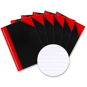 Bantex Notizbuch A5 liniert, 192 Seiten, 70 g/m², Hardcover, schwarz, 6 Stück Bantex Notizbuch A5 liniert, 192 Seiten, 70 g/m², Hardcover, schwarz, 6 Stück
