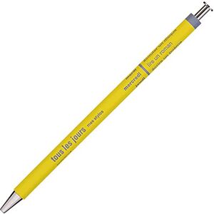 MARK'S(マークス) MARK´S Days Tous les Jours Kugelschreiber aus Holz und Metall in der Farbe Yellow mit einer 0,5mm Spitze, DAY-BP4-YE MARK'S(マークス) MARK´S Days Tous les Jours Kugelschreiber aus Holz und Metall in der Farbe Yellow mit einer 0,5mm Spitze, DAY-BP4-YE