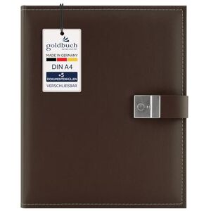 goldbuch Dokumentenmappe Cezanne schwarzbraun goldbuch Dokumentenmappe Cezanne schwarzbraun