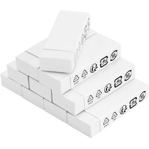 Amazon Basics Weißer Radiergummi, Blockform, 10 Stück Amazon Basics Weißer Radiergummi, Blockform, 10 Stück