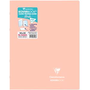Clairefontaine 981479C Heft Koverbook BLUSH geheftet Umschlag aus PP zweifarbig blickdicht 24x32cm 48 Blatt, französische Lineatur Korallenrot/Blau, 1 Stück Clairefontaine 981479C Heft Koverbook BLUSH geheftet Umschlag aus PP zweifarbig blickdicht 24x32cm 48 Blatt, französische Lineatur Korallenrot/Blau, 1 Stück