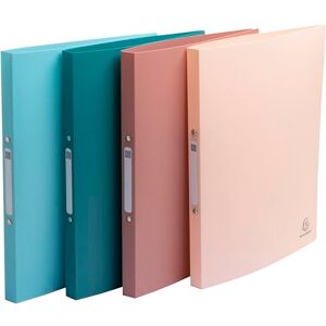 Exacompta Ref. 54270E Packung mit 4 flexiblen Ordnern von Skandi recyceltes PP 2 Ringe Rücken 20 mm A4-4 Farben Exacompta Ref. 54270E Packung mit 4 flexiblen Ordnern von Skandi recyceltes PP 2 Ringe Rücken 20 mm A4-4 Farben
