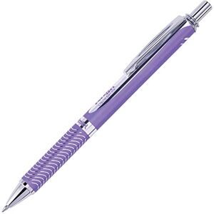Pentel BL407V-A EnerGel Sterling Gel-Tintenroller mit Druckmechanik, 0,7 mm Kugeldurchmesser = 0,35 mm Strichstärke, violettfarbenes Metallgehäuse, 1 Stück Pentel BL407V-A EnerGel Sterling Gel-Tintenroller mit Druckmechanik, 0,7 mm Kugeldurchmesser = 0,35 mm Strichstärke, violettfarbenes Metallgehäuse, 1 Stück