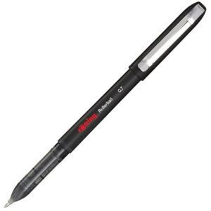 rOtring Rollerball Tintenroller feine Spitze (0,7 mm) für saubere Linien schwarze Tinte 12 Stück rOtring Rollerball Tintenroller feine Spitze (0,7 mm) für saubere Linien schwarze Tinte 12 Stück