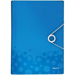 Leitz 45890036 Fächermappe WOW, A4, 6 Fächer, PP, blau metallic Leitz 45890036 Fächermappe WOW, A4, 6 Fächer, PP, blau metallic