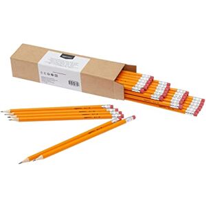 Amazon Basics Graphit-HB-2-Bleistifte mit Holzschaft, vorgespitzt, nicht schmierende Radierspitze, Schule, 30er-Pack Amazon Basics Graphit-HB-2-Bleistifte mit Holzschaft, vorgespitzt, nicht schmierende Radierspitze, Schule, 30er-Pack