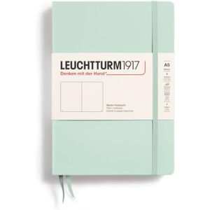 LEUCHTTURM1917 367258 Notizbuch Medium (A5), Hardcover, 251 nummerierte Seiten, Mint Green, blanko LEUCHTTURM1917 367258 Notizbuch Medium (A5), Hardcover, 251 nummerierte Seiten, Mint Green, blanko