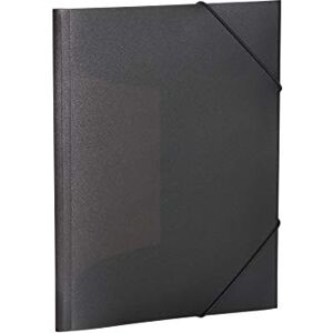 HERMA Sammelmappen A3 Schwarz Transluzent Set, 3 Stück, Eckspanner-Mappen aus Kunststoff mit Gummizug und Innenklappen für Kinder, Jungen und Mädchen HERMA Sammelmappen A3 Schwarz Transluzent Set, 3 Stück, Eckspanner-Mappen aus Kunststoff mit Gummizug und Innenklappen für Kinder, Jungen und Mädchen