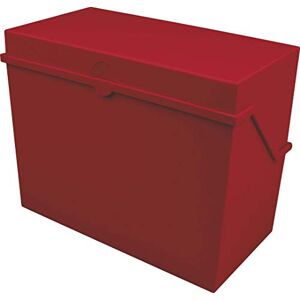 Helit H6214725 Karteikarten Box „the index“ DIN A7 quer, Kleinkartei rot für ca. 300 Karten Helit H6214725 Karteikarten Box „the index“ DIN A7 quer, Kleinkartei rot für ca. 300 Karten