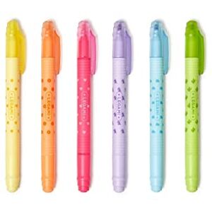 LEGAMI Set mit 6 radierbaren Textmarkern, Magic Highlighters, Doppelspitze zum Markieren und Radieren, für feine und dicke Striche, in Gelb, Orange, Rot, Violett, Hellblau, Grün LEGAMI Set mit 6 radierbaren Textmarkern, Magic Highlighters, Doppelspitze zum Markieren und Radieren, für feine und dicke Striche, in Gelb, Orange, Rot, Violett, Hellblau, Grün