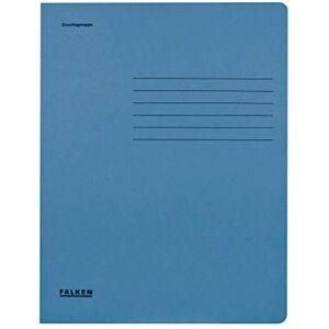 FALKEN Original 25er Pack Einschlagmappe. Made in Germany. Aus Recycling-Karton mit 3 Innenklappen für DIN A4 blau Juris-Mappe Sammelmappe Dokumentenmappe Aufbewahrungsmappe FALKEN Original 25er Pack Einschlagmappe. Made in Germany. Aus Recycling-Karton mit 3 Innenklappen für DIN A4 blau Juris-Mappe Sammelmappe Dokumentenmappe Aufbewahrungsmappe