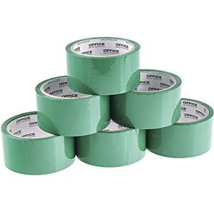 OFFICER PRODUCTS Verpackungsklebeband / 6 Rollen/ 48mm x 46m / Grün/Farbiges PP-Packband mit Acrylkleber/Verpackungsband Klebeband Paketklebeband OFFICER PRODUCTS Verpackungsklebeband / 6 Rollen/ 48mm x 46m / Grün/Farbiges PP-Packband mit Acrylkleber/Verpackungsband Klebeband Paketklebeband