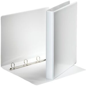 Esselte 49701 Ringbuch Präsentation, mit Taschen, A4, PP, 4 Ringe, 20 mm, weiss Esselte 49701 Ringbuch Präsentation, mit Taschen, A4, PP, 4 Ringe, 20 mm, weiss