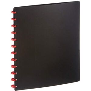 Durable Duralook Easy Ringmappe (20 Sichthüllen, aus PP, für A4, 260 x 310 mm) schwarz, 242601 Durable Duralook Easy Ringmappe (20 Sichthüllen, aus PP, für A4, 260 x 310 mm) schwarz, 242601