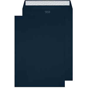 Blake Creative Colour 63420P Farbige Briefumschläge Haftklebung Oxford Blau C4 229 x 324 mm 120 g/m² 10 Stück Blake Creative Colour 63420P Farbige Briefumschläge Haftklebung Oxford Blau C4 229 x 324 mm 120 g/m² 10 Stück