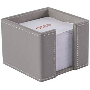 OSCO GRYPUMP1 Faux Leather Memo Pad Holder Grey OSCO GRYPUMP1 Faux Leather Memo Pad Holder Grey