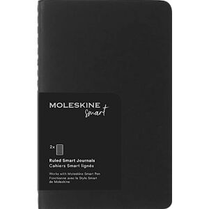 Moleskine Intelligentes Cahier-Journalset mit 2 Digitalen Cahiers mit Linierten Seiten, Kompatibel mit Pen +, Karteneinband, Taschenformat 9 x 14 cm, Schwarz, 64 Seiten Moleskine Intelligentes Cahier-Journalset mit 2 Digitalen Cahiers mit Linierten Seiten, Kompatibel mit Pen +, Karteneinband, Taschenformat 9 x 14 cm, Schwarz, 64 Seiten