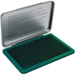 Trodat Imprint Handstempelkissen 9073M für den täglichen Bedarf zu Hause und im Büro – 1 Stempelkissen grün, robuster Metalldeckel, wasserbasierte Tinte, Größe 12,5x8 cm, optimal für Handstempel geeignet Trodat Imprint Handstempelkissen 9073M für den täglichen Bedarf zu Hause und im Büro – 1 Stempelkissen grün, robuster Metalldeckel, wasserbasierte Tinte, Größe 12,5x8 cm, optimal für Handstempel geeignet