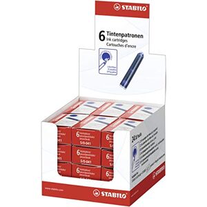 STABILO Tintenpatronen zum Nachfüllen Refill blau (löschbar) 24x 6er Pack STABILO Tintenpatronen zum Nachfüllen Refill blau (löschbar) 24x 6er Pack