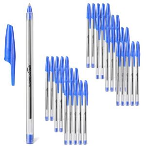 Amazon Basics Kugelschreiber-Set, Heimbüro, Schule, 1,0mm, Blau, 36er-Pack Amazon Basics Kugelschreiber-Set, Heimbüro, Schule, 1,0mm, Blau, 36er-Pack
