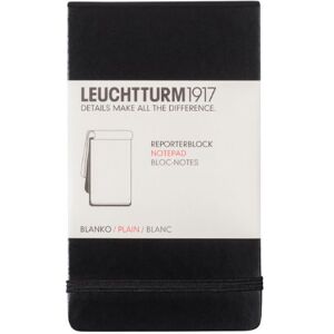 LEUCHTTURM1917 316831 Reporterblock A6 Pocket Lineatur: blanko, schwarz LEUCHTTURM1917 316831 Reporterblock A6 Pocket Lineatur: blanko, schwarz