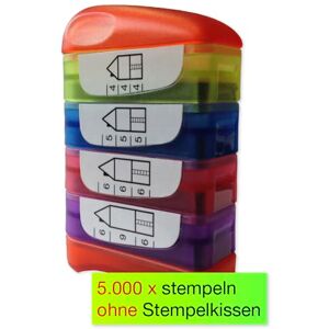 TimeTEX Siebdruck-Stempel Perpetuum, 4 in 1, Schreiblern-Haus TimeTEX Siebdruck-Stempel Perpetuum, 4 in 1, Schreiblern-Haus