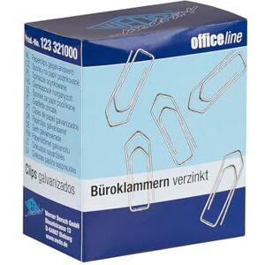 WEDO Büroklammer 32 mm spitz, 1000er Pack, glanzverzinkt WEDO Büroklammer 32 mm spitz, 1000er Pack, glanzverzinkt