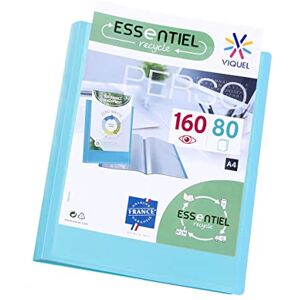 Viquel A4 Sichtbuch mit 160 Hüllen Individuelle Bindung Glatte Klarsichthüllen Recycled Essential Türkisblau Viquel A4 Sichtbuch mit 160 Hüllen Individuelle Bindung Glatte Klarsichthüllen Recycled Essential Türkisblau