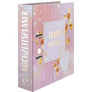 HERMA Hochzeitsordner A4 Rosa Gold, 6 cm breit, Hochzeitsplaner Ordner mit Register zum Abheften, leerer Motiv Wedding Planner mit glänzender Veredelung und Innendruck HERMA Hochzeitsordner A4 Rosa Gold, 6 cm breit, Hochzeitsplaner Ordner mit Register zum Abheften, leerer Motiv Wedding Planner mit glänzender Veredelung und Innendruck