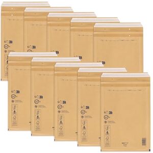 ÖKI Luftpolstertaschen Luftpolsterumschläge inkl. Haftklebestreifen, 10 Stück, A4 Luftpolster-Taschen, Gepolsterte Briefumschläge,Versandtaschen, Braun ÖKI Luftpolstertaschen Luftpolsterumschläge inkl. Haftklebestreifen, 10 Stück, A4 Luftpolster-Taschen, Gepolsterte Briefumschläge,Versandtaschen, Braun