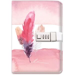 TROTSCH Tagebuch mit Zahlenschloss Feather: Notizbuch Bullet Journal TROTSCH Tagebuch mit Zahlenschloss Feather: Notizbuch Bullet Journal
