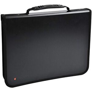 Exacompta 55634E Konferenzmappe Exafolder 36cm x 27cm mit Reißverschluss und Henkel aus Kunststoff. Schwarzer Organizer mit austauschbarem Block schwarz Exacompta 55634E Konferenzmappe Exafolder 36cm x 27cm mit Reißverschluss und Henkel aus Kunststoff. Schwarzer Organizer mit austauschbarem Block schwarz