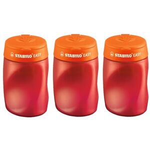 STABILO Ergonomischer Dosen-Spitzer für Rechtshänder EASYsharpener 3 in 1-3er Pack orange STABILO Ergonomischer Dosen-Spitzer für Rechtshänder EASYsharpener 3 in 1-3er Pack orange
