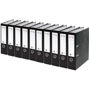 Leitz VON Ordner A4, 10er Pack, 100 % Recyclingpapier, 80 mm Rückenbreite, Für 600 Blatt, Blauer Engel & FSC-zertifiziert, Für Schule, Studium & Zuhause, Schwarz, 10530095 Leitz VON Ordner A4, 10er Pack, 100 % Recyclingpapier, 80 mm Rückenbreite, Für 600 Blatt, Blauer Engel & FSC-zertifiziert, Für Schule, Studium & Zuhause, Schwarz, 10530095