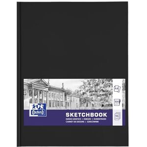 Oxford Skizzen-Buch A4 Hardcover mit Fadenheftung gebunden, 192 Seiten, 100g Papier, schwarz, 1 Stück Oxford Skizzen-Buch A4 Hardcover mit Fadenheftung gebunden, 192 Seiten, 100g Papier, schwarz, 1 Stück