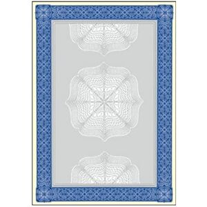 Sigel DP490 Motiv-Papier, Wertpapier blau, 185 g, DIN A4, 20 Blatt, aus nachhaltigem Papier Sigel DP490 Motiv-Papier, Wertpapier blau, 185 g, DIN A4, 20 Blatt, aus nachhaltigem Papier