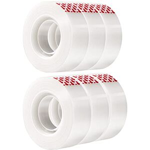 Amazon Basics Klebeband matt, für Reparaturarbeiten, Nachfüll-Packung, 6 stück, 1,9 cm Breite x 2540 cm Länge, Transluzent Amazon Basics Klebeband matt, für Reparaturarbeiten, Nachfüll-Packung, 6 stück, 1,9 cm Breite x 2540 cm Länge, Transluzent