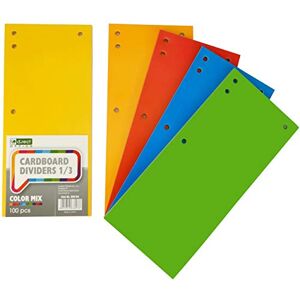 D.RECT 100er Pack Karton-Trennstreifen. 11x24cm Trennlaschen Trennblätter Ordner Register 160g/m² ,4 Farben: 25 Stück je Farbe , 009783 D.RECT 100er Pack Karton-Trennstreifen. 11x24cm Trennlaschen Trennblätter Ordner Register 160g/m² ,4 Farben: 25 Stück je Farbe , 009783